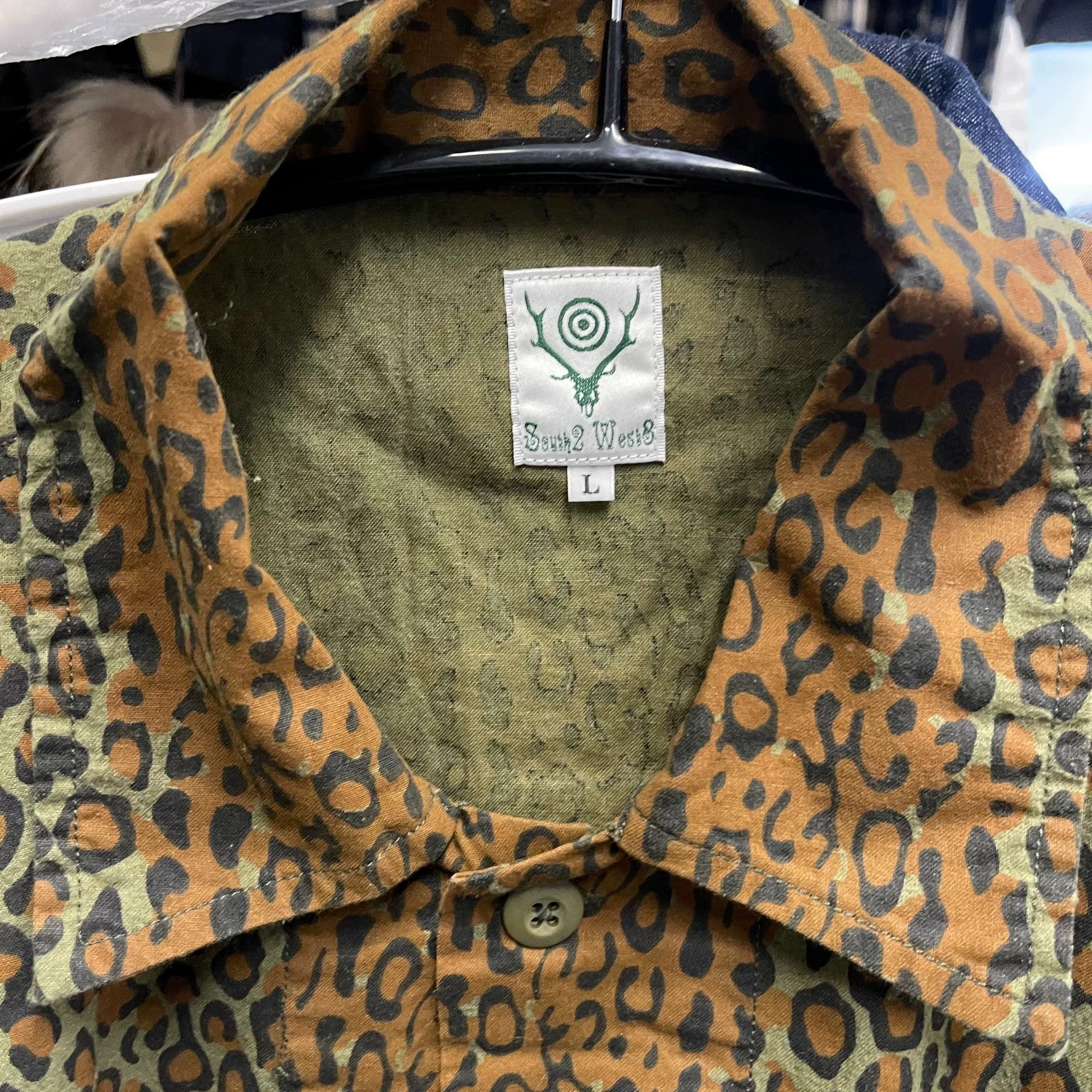South2 West8 South2 West8 Leopard Print Jacket Size US L / EU 52-54 / 3 - 2 Thumbnail