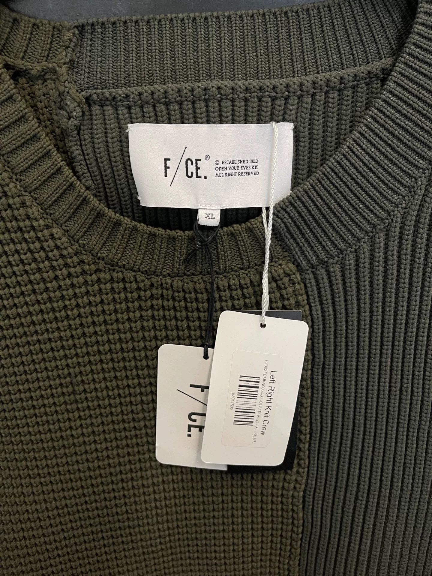 F/CE FCE Men's Patchwork Pullover Sweater Size US XL / EU 56 / 4 - 2 Thumbnail