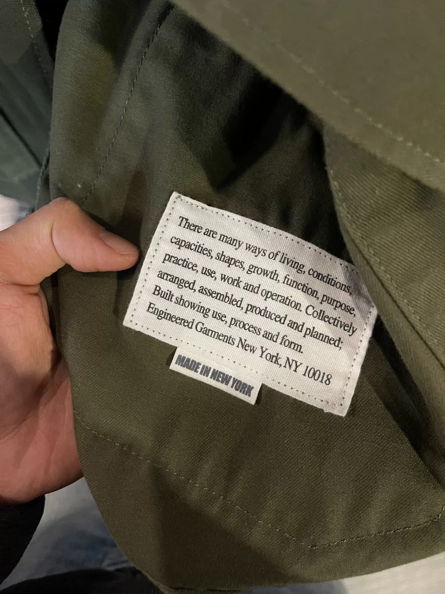 Engineered Garments Beams x ENGINEERED GARMENTS Colorblock Four-Pocket Jacket Size US M / EU 48-50 / 2 - 3 Thumbnail