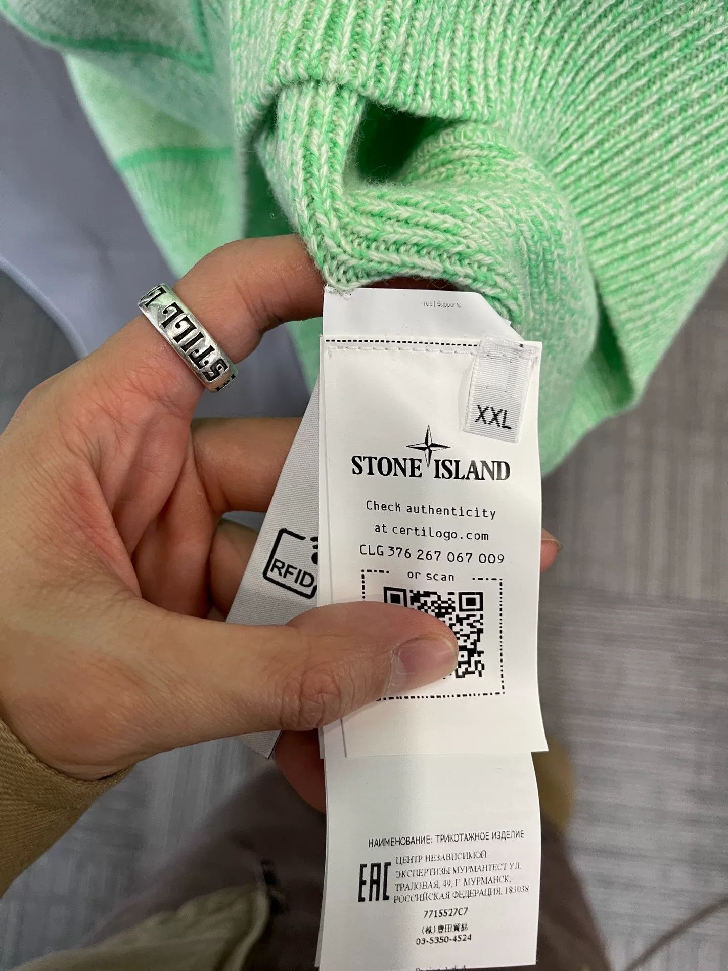 Stone Island Stone Island Men's Sweater Size US XXL / EU 58 / 5 - 3 Thumbnail