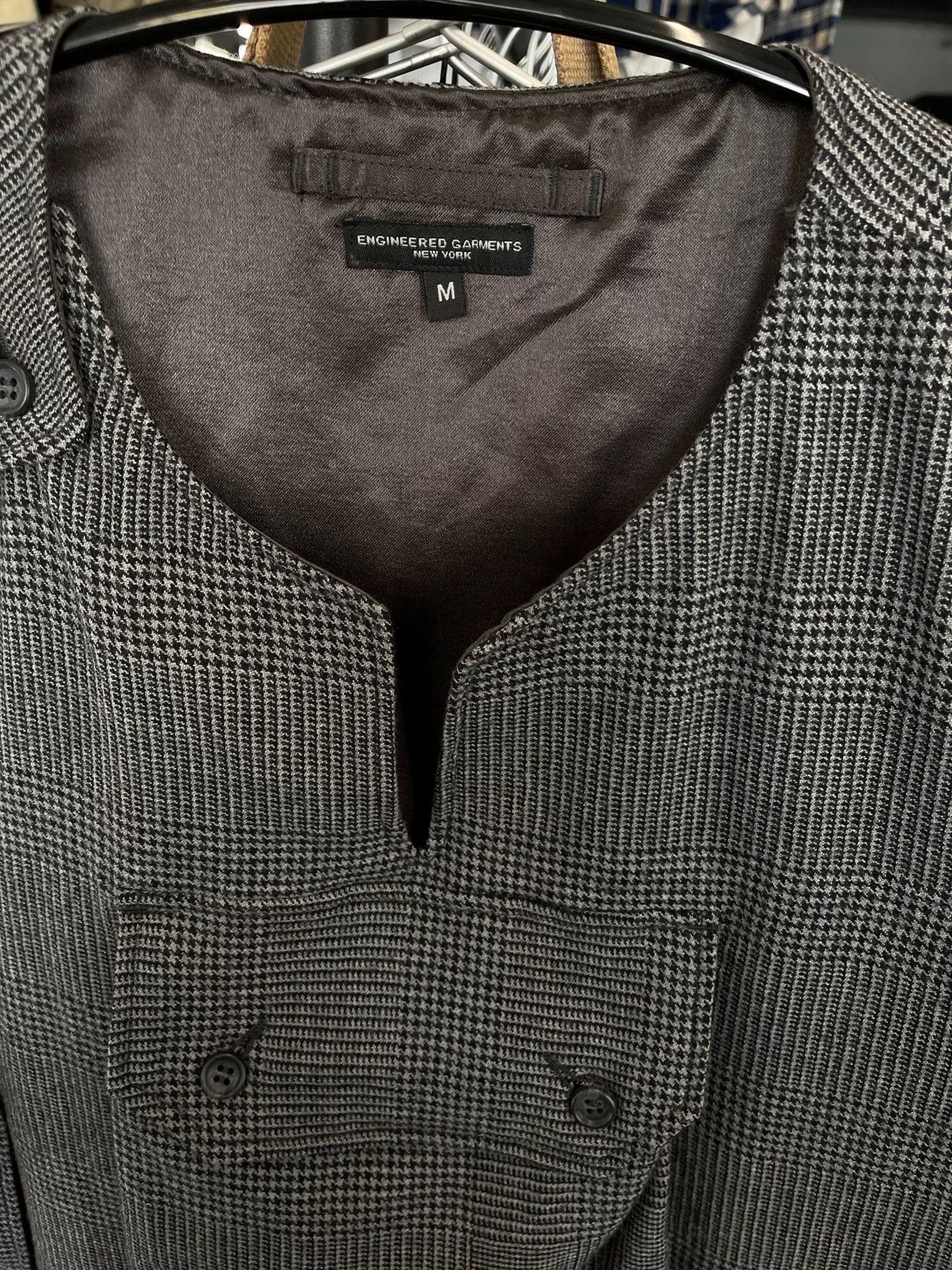 Engineered Garments Engineered Garments Houndstooth Wool Vest Size US M / EU 48-50 / 2 - 2 Thumbnail
