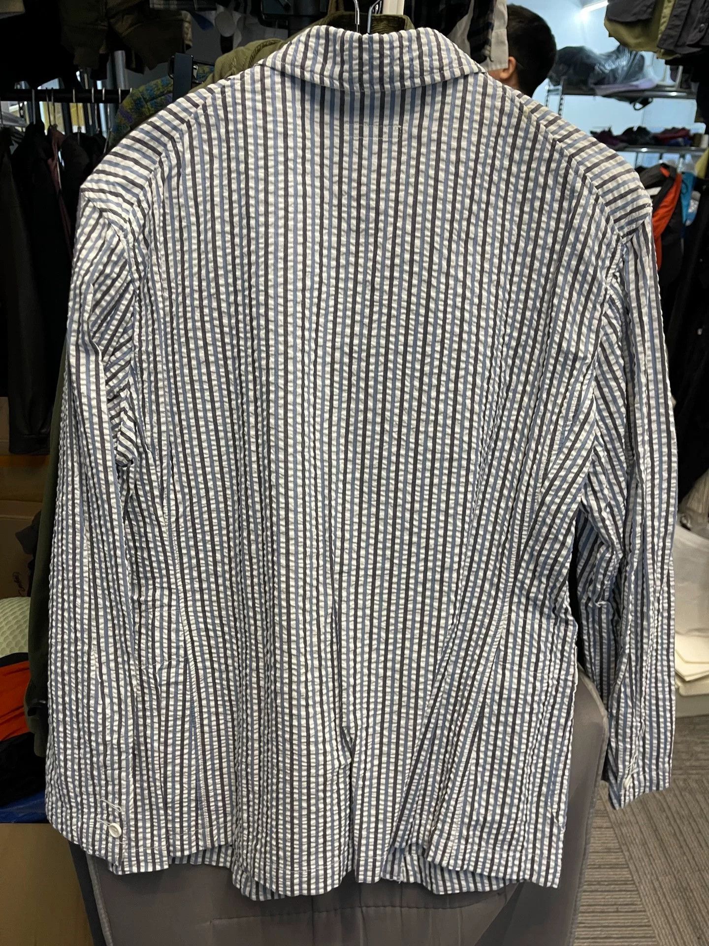 Engineered Garments Engineered Garments Seersucker Stripe Blazer Size US M / EU 48-50 / 2 - 5 Thumbnail