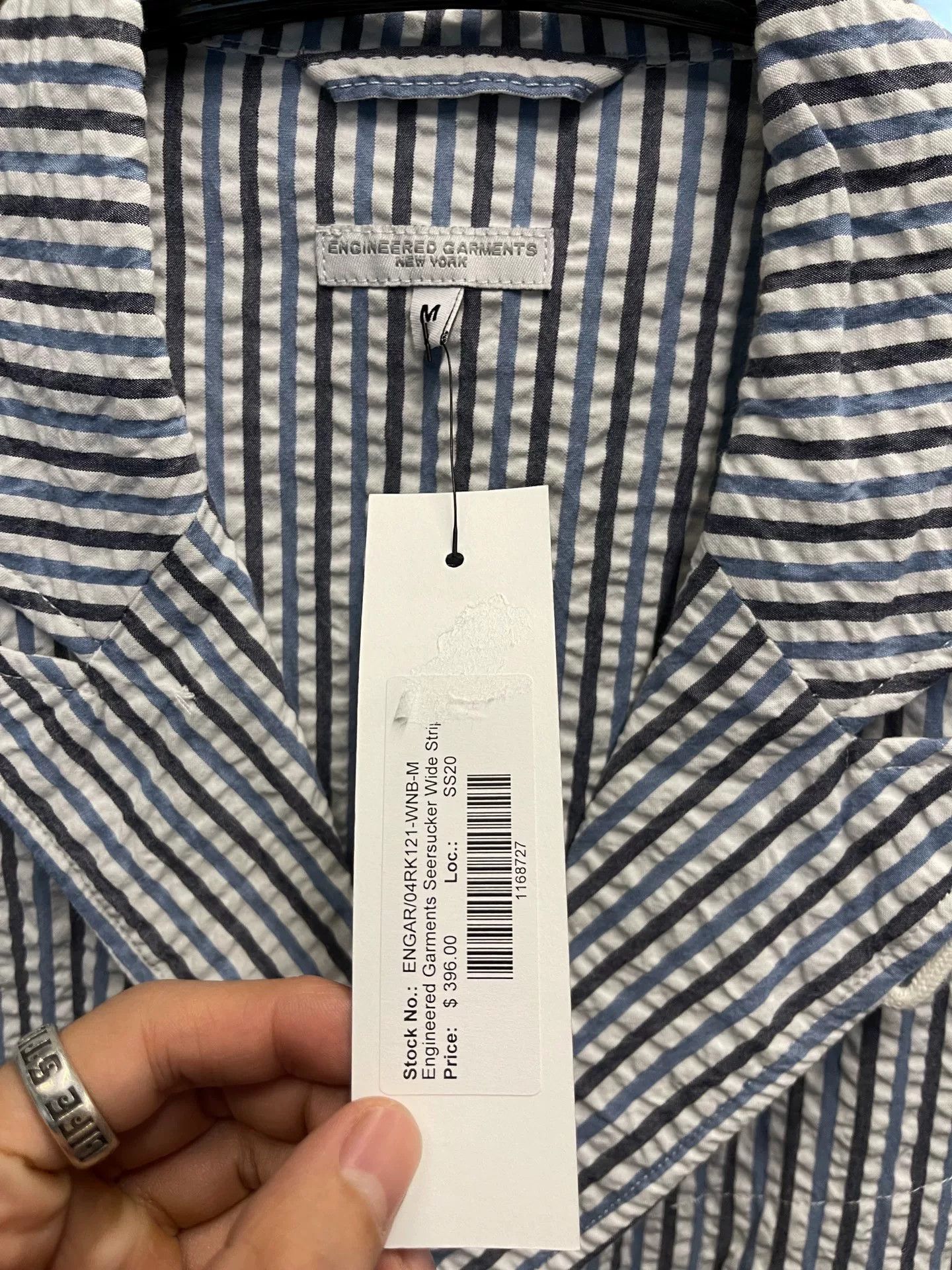 Engineered Garments Engineered Garments Seersucker Stripe Blazer Size US M / EU 48-50 / 2 - 3 Thumbnail