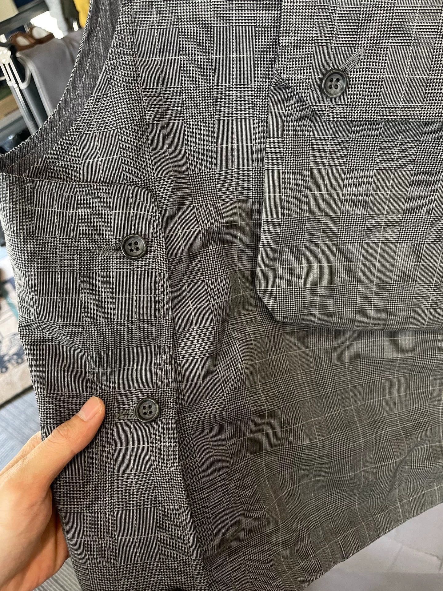 Engineered Garments Engineered Garments Houndstooth Wool Vest Size US M / EU 48-50 / 2 - 3 Thumbnail
