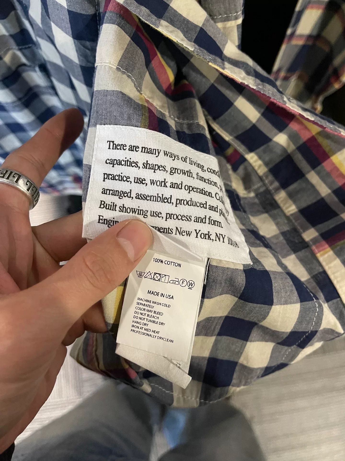 Engineered Garments Engineered Garments Plaid Suit Jacket Size US M / EU 48-50 / 2 - 3 Thumbnail