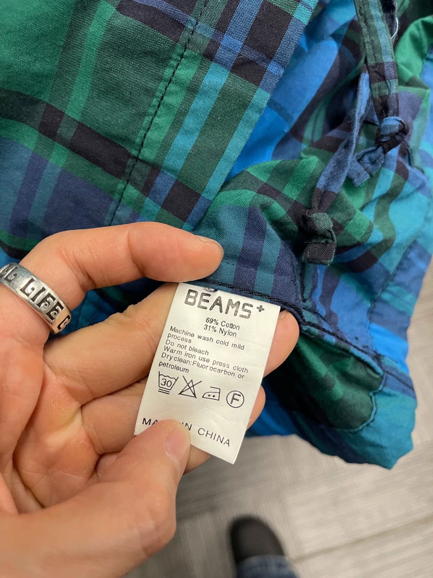 Beams Japan BEAMS Classic Plaid Zip Hooded Jacket Size US L / EU 52-54 / 3 - 4 Thumbnail