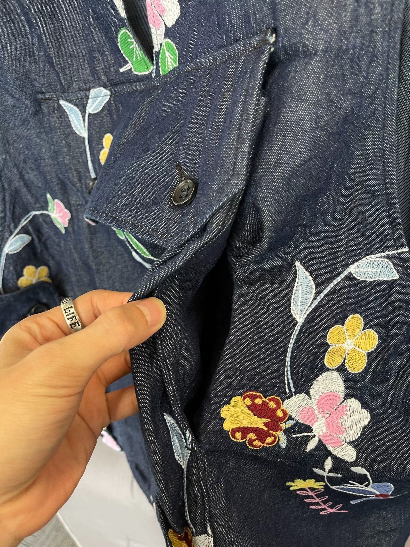 Engineered Garments Engineered Garments Cotton Embroidered Vest Size M / US 6-8 / IT 42-44 - 3 Thumbnail