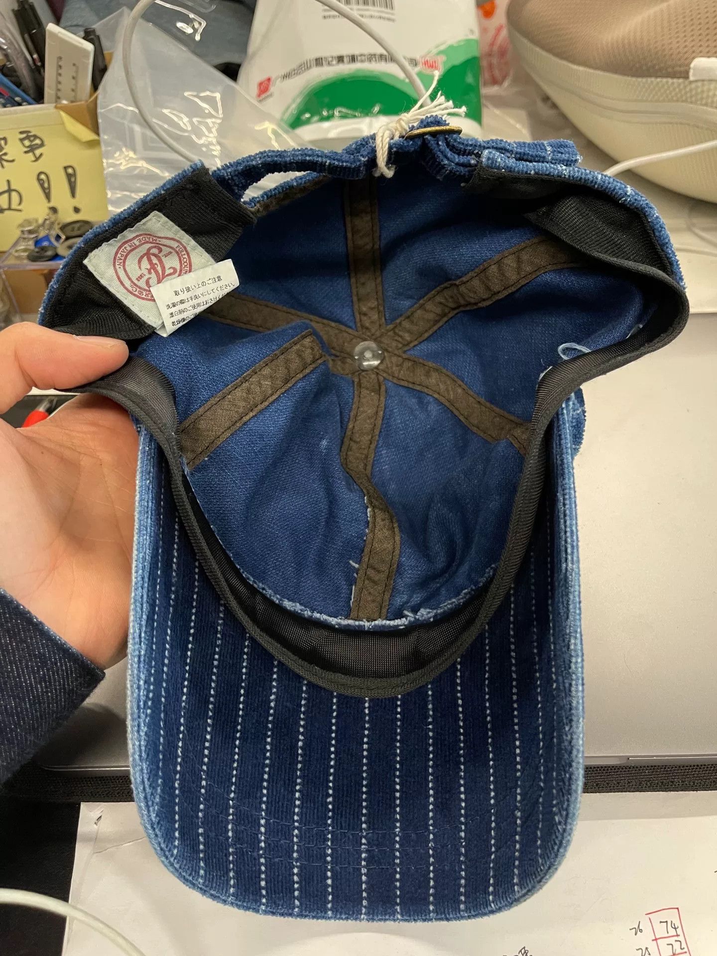 Full Count & Co. FULLCOUNT Japan Distressed Corduroy Baseball Cap Size ONE SIZE - 4 Thumbnail
