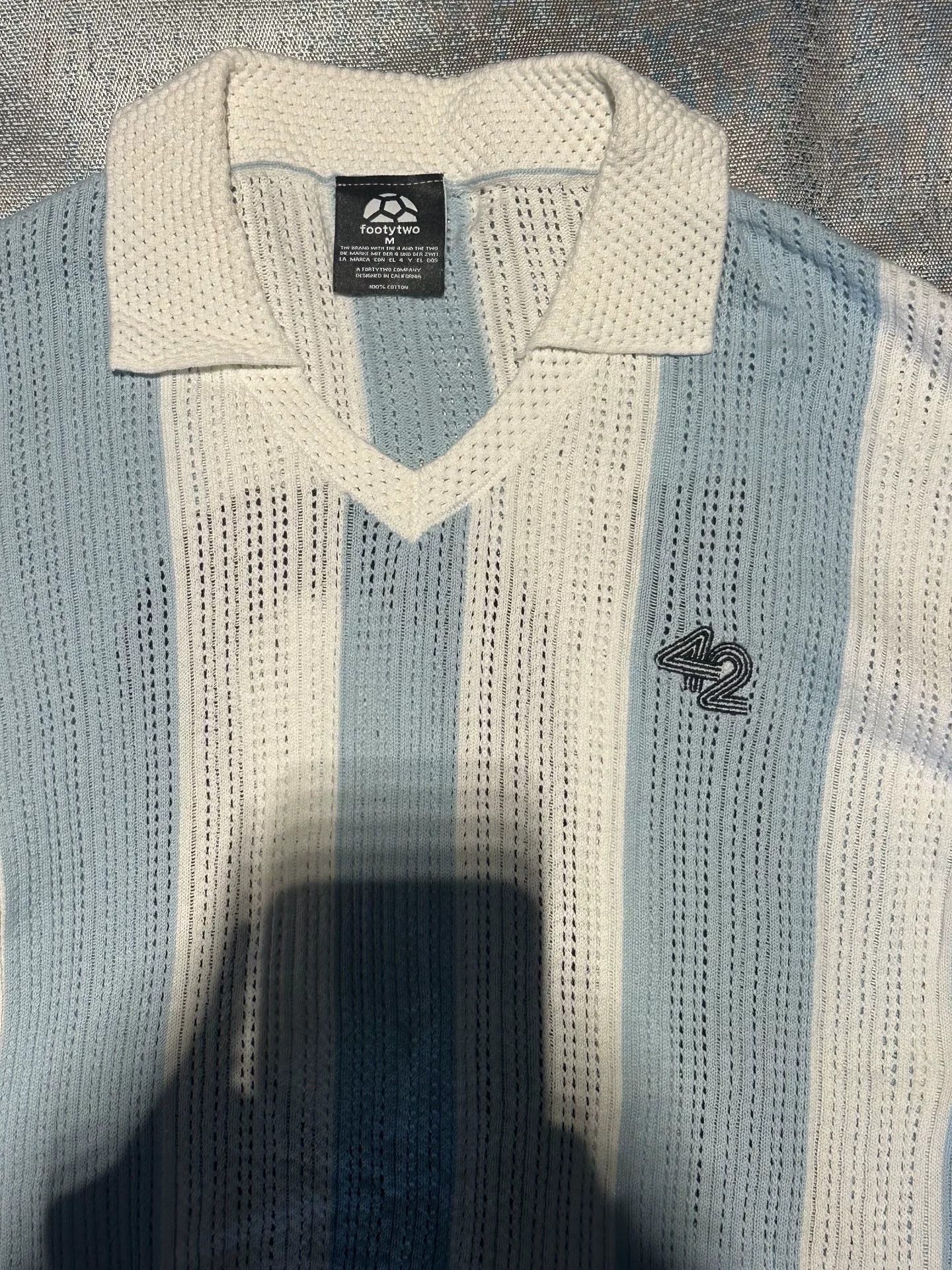 Other fortytwoco Hollow-out Knit Argentina No.10 Jersey Size US M / EU 48-50 / 2 - 3 Thumbnail
