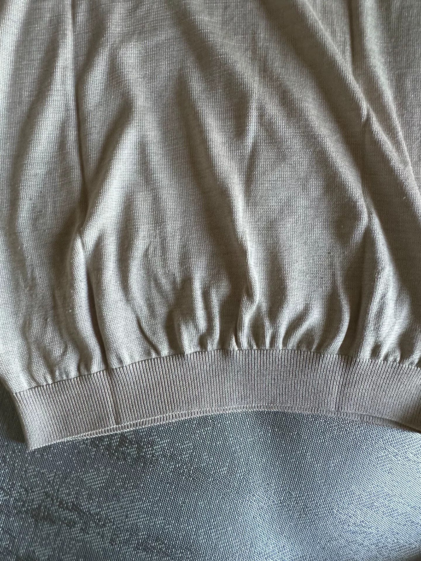 Herill HERILL Silk Knit Beige Polo Shirt Size US M / EU 48-50 / 2 - 8 Thumbnail