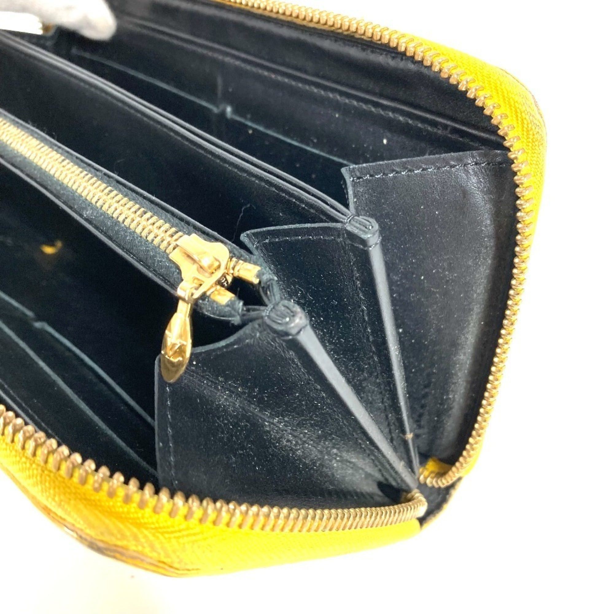 Louis Vuitton LOUIS VUITTON M91571 Dot Infinity Yayoi Kusama Polka Zippy Wallet, Long Wallet with Round Zipper, Patent Leather, Women's, Yellow Size ONE SIZE - 12 Thumbnail