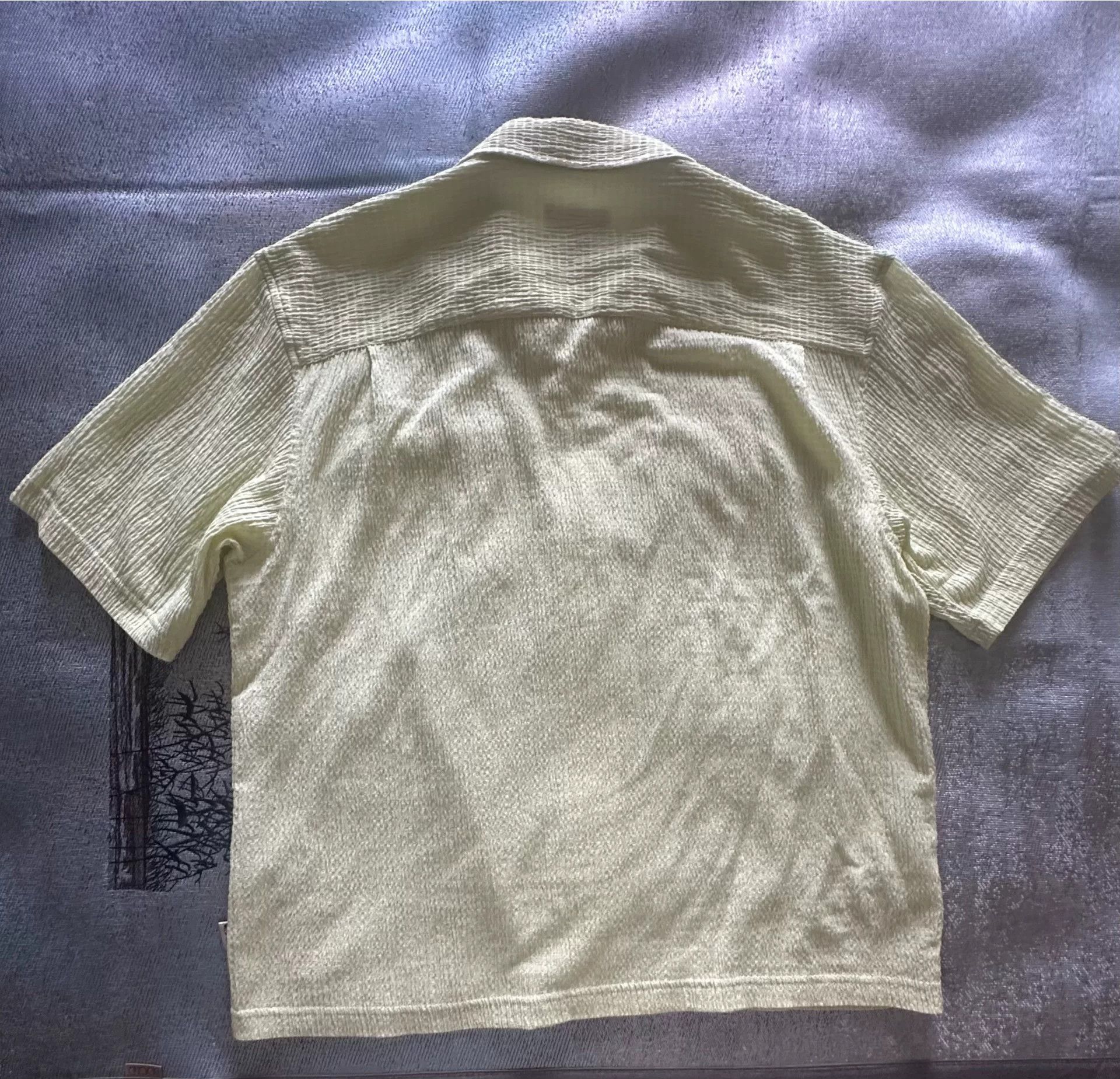 Stussy Stussy 24SS Pleated Texture Short Sleeve Shirt Size US S / EU 44-46 / 1 - 2 Thumbnail