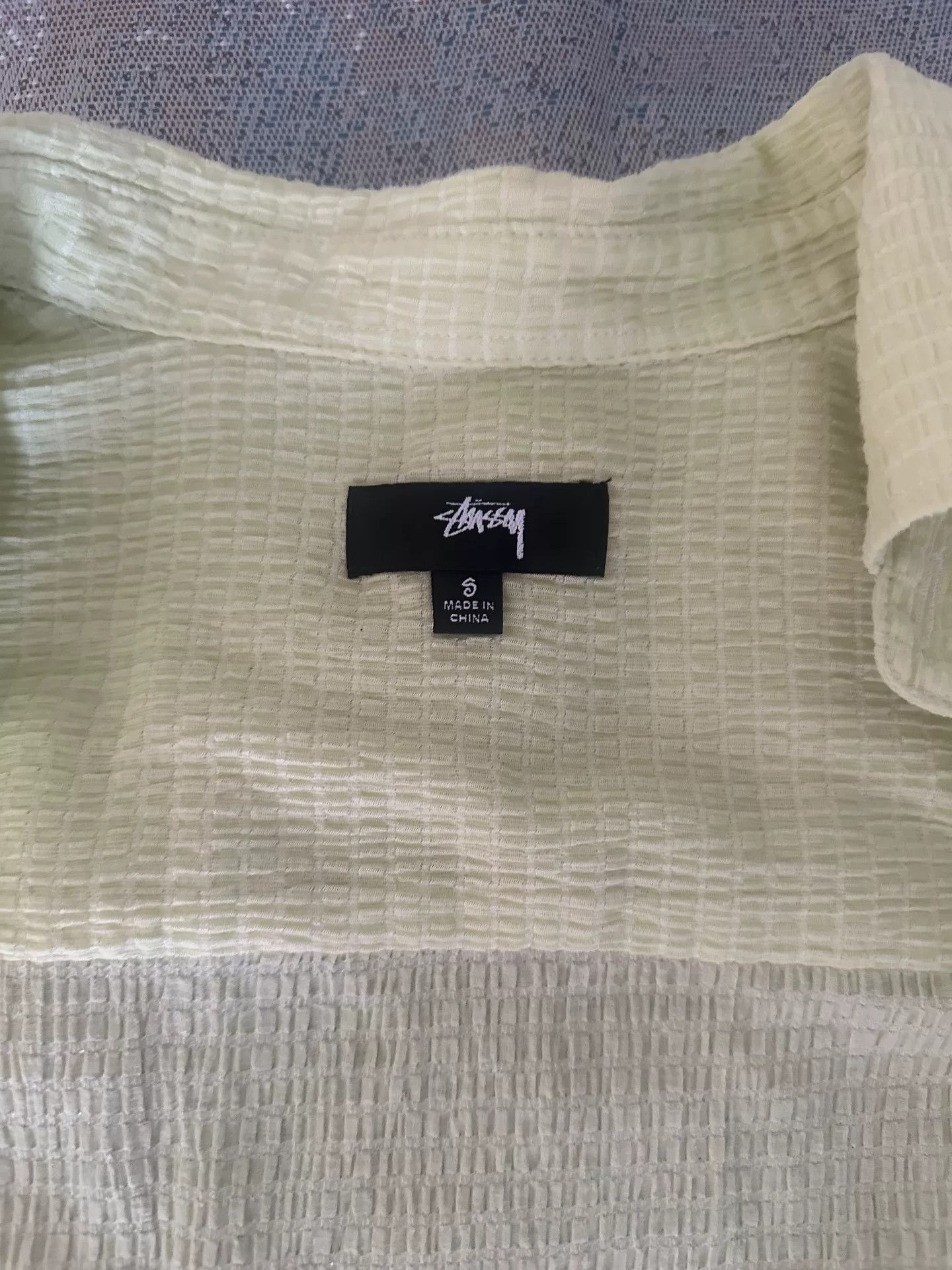 Stussy Stussy 24SS Pleated Texture Short Sleeve Shirt Size US S / EU 44-46 / 1 - 3 Thumbnail