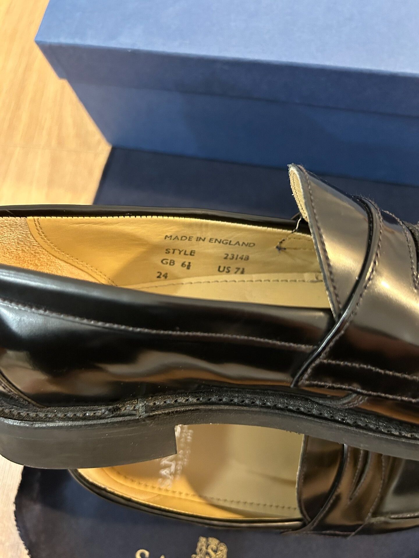 Sanders Sanders Handmade Goodyear Loafers UK Size US 8.5 / EU 41-42 - 2 Thumbnail