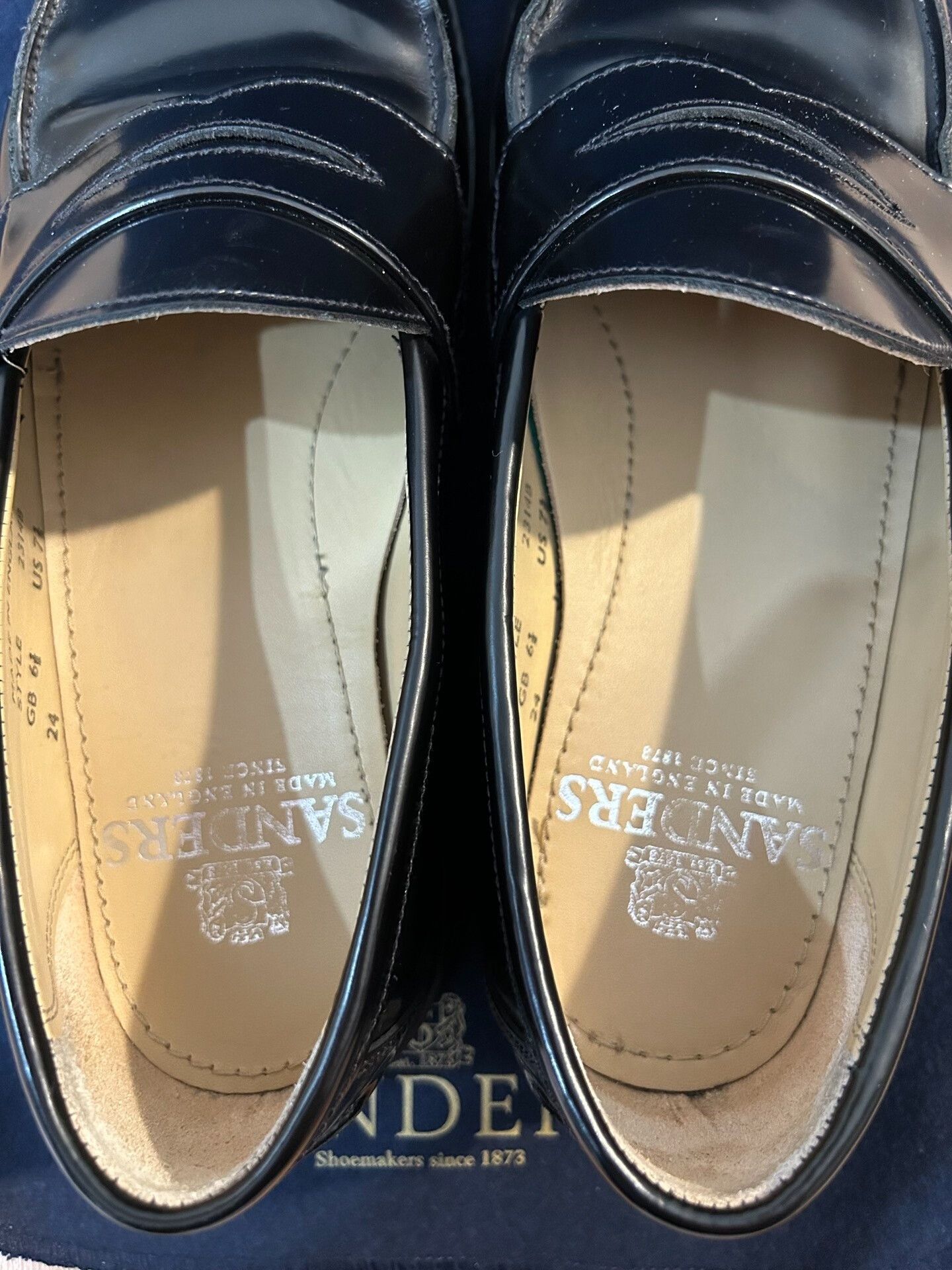Sanders Sanders Handmade Goodyear Loafers UK Size US 8.5 / EU 41-42 - 3 Thumbnail