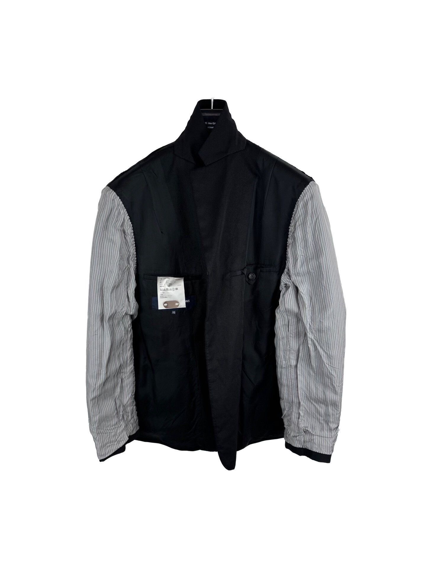 Comme des Garcons COMME DES GARÇONS HOMME Black Wool Twill Blazer Size US XS / EU 42 / 0 - 4 Thumbnail