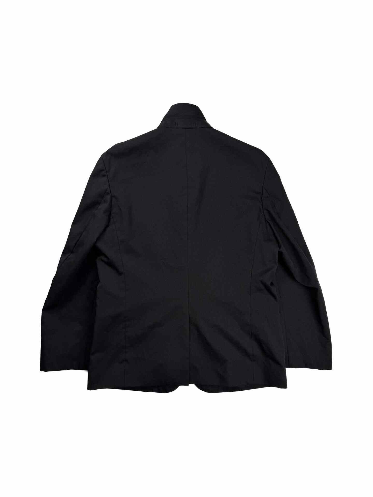Comme des Garcons COMME DES GARÇONS HOMME Black Wool Twill Blazer Size US XS / EU 42 / 0 - 2 Thumbnail