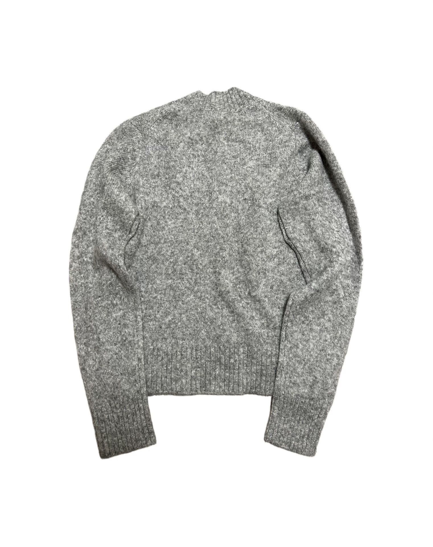 Helmut Lang Helmut Lang Wool Alpaca V-Neck Tie Sleeve Sweater Size US M / EU 48-50 / 2 - 2 Thumbnail