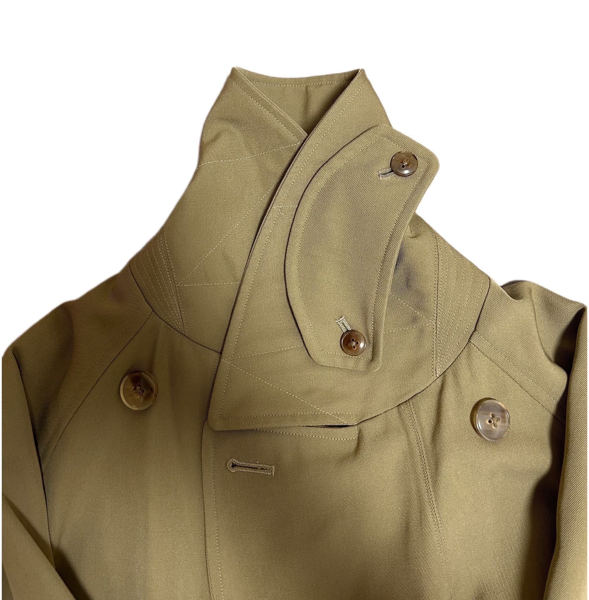 Comoli Wool Double-Breasted Coat
