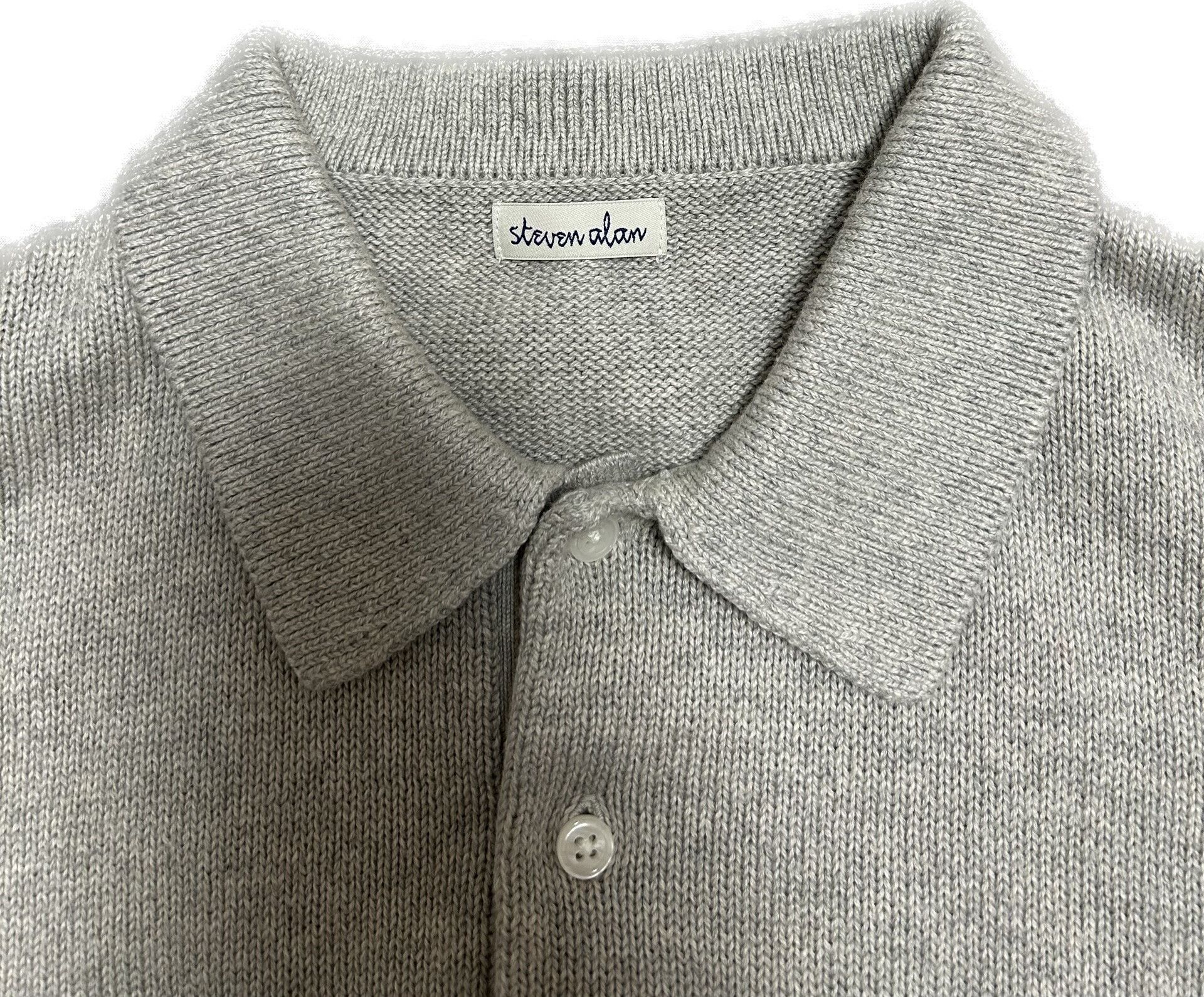 Steven Alan Steven Alan Long-Sleeve Polo Collar Knit Size US L / EU 52-54 / 3 - 3 Thumbnail