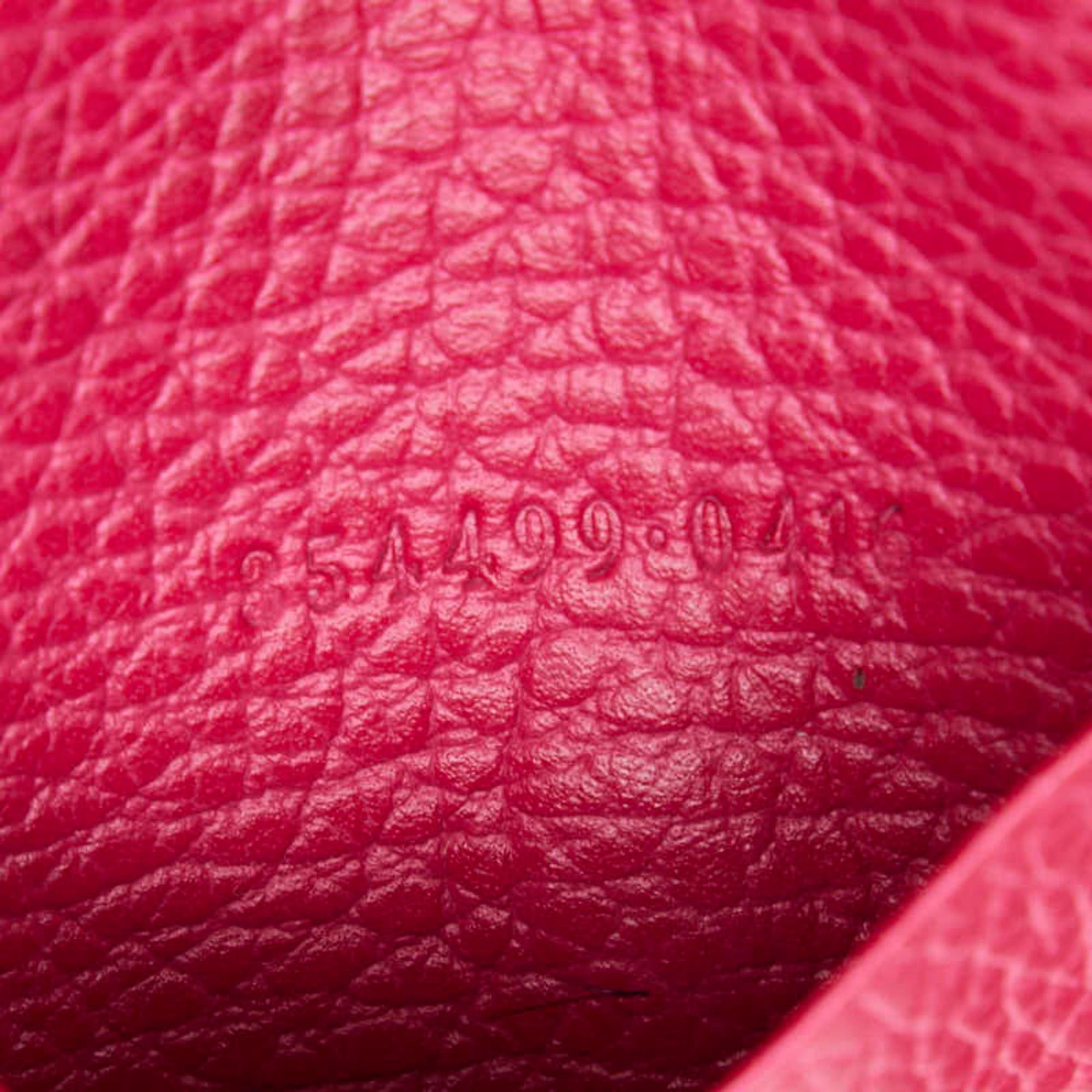 Gucci Gucci 6-ring key case 354499 pink leather women's GUCCI Size ONE SIZE - 8 Thumbnail