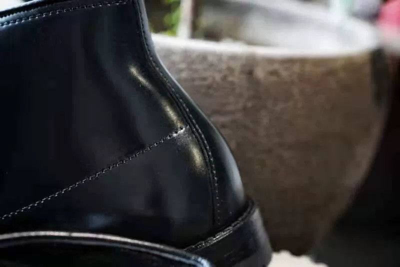 Alden Alden Indy Black Shell Cordovan Boots Size US 6 / EU 39 - 5 Thumbnail