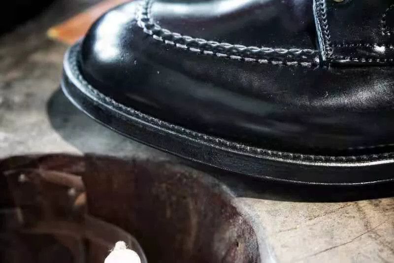 Alden Alden Indy Black Shell Cordovan Boots Size US 6 / EU 39 - 4 Thumbnail