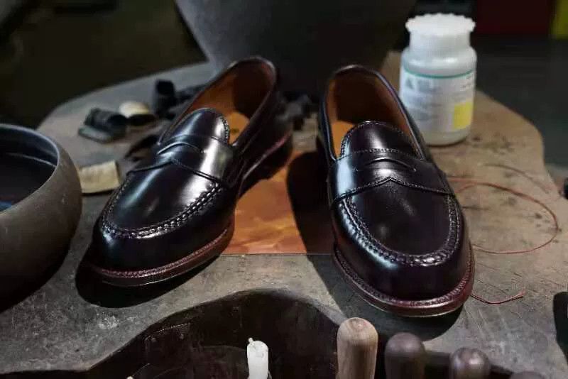 Alden ALDEN Shell Cordovan Loafers Color 8 Size US 8 / EU 41 - 3 Thumbnail