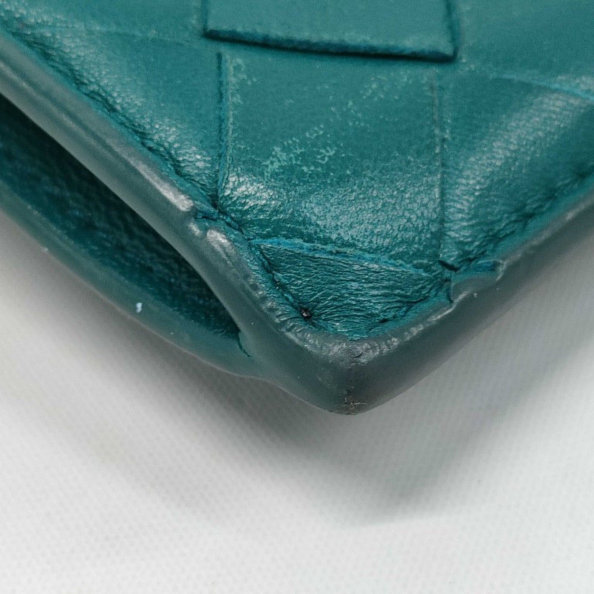 Bottega Veneta BOTTEGA VENETA Coin and Business Card Case, Intrecciato Fragment Green, for Men Women Size ONE SIZE - 3 Thumbnail