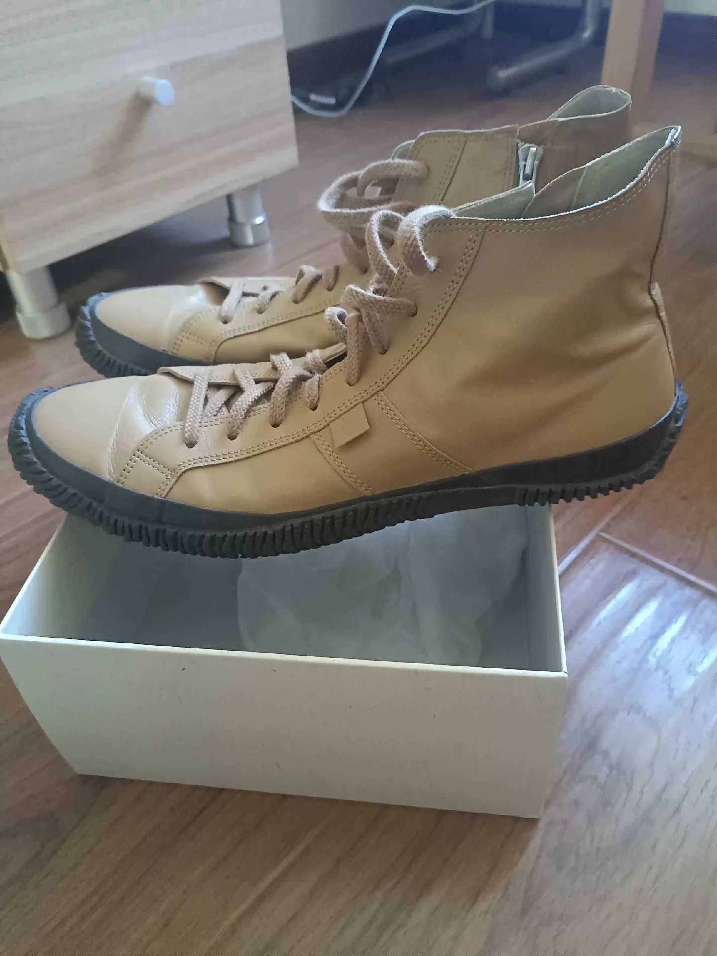 Other Spingle Move Mid-Top Kangaroo Leather Shoes Size US 10 / EU 43 - 2 Thumbnail
