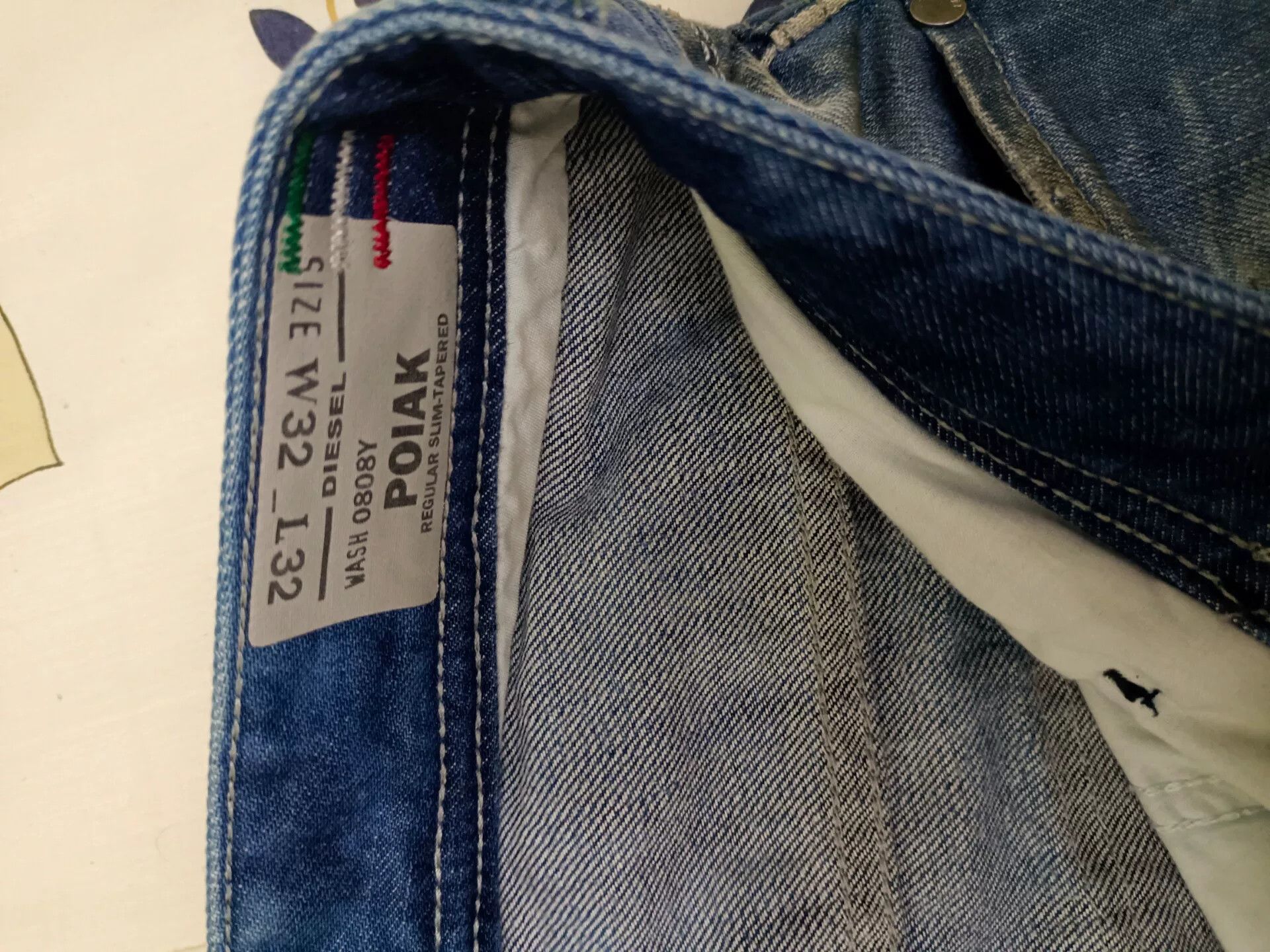 Diesel Diesel Poiak 808y Washed Jeans Size US 32 / EU 48 - 6 Thumbnail