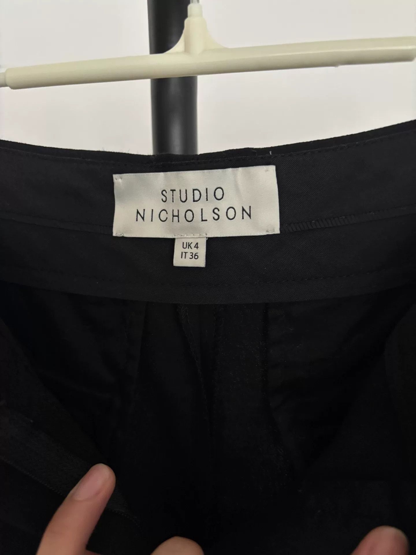 Studio Nicholson Studio Nicholson Black Trousers Size 27" / US 4 / IT 40 - 4 Thumbnail
