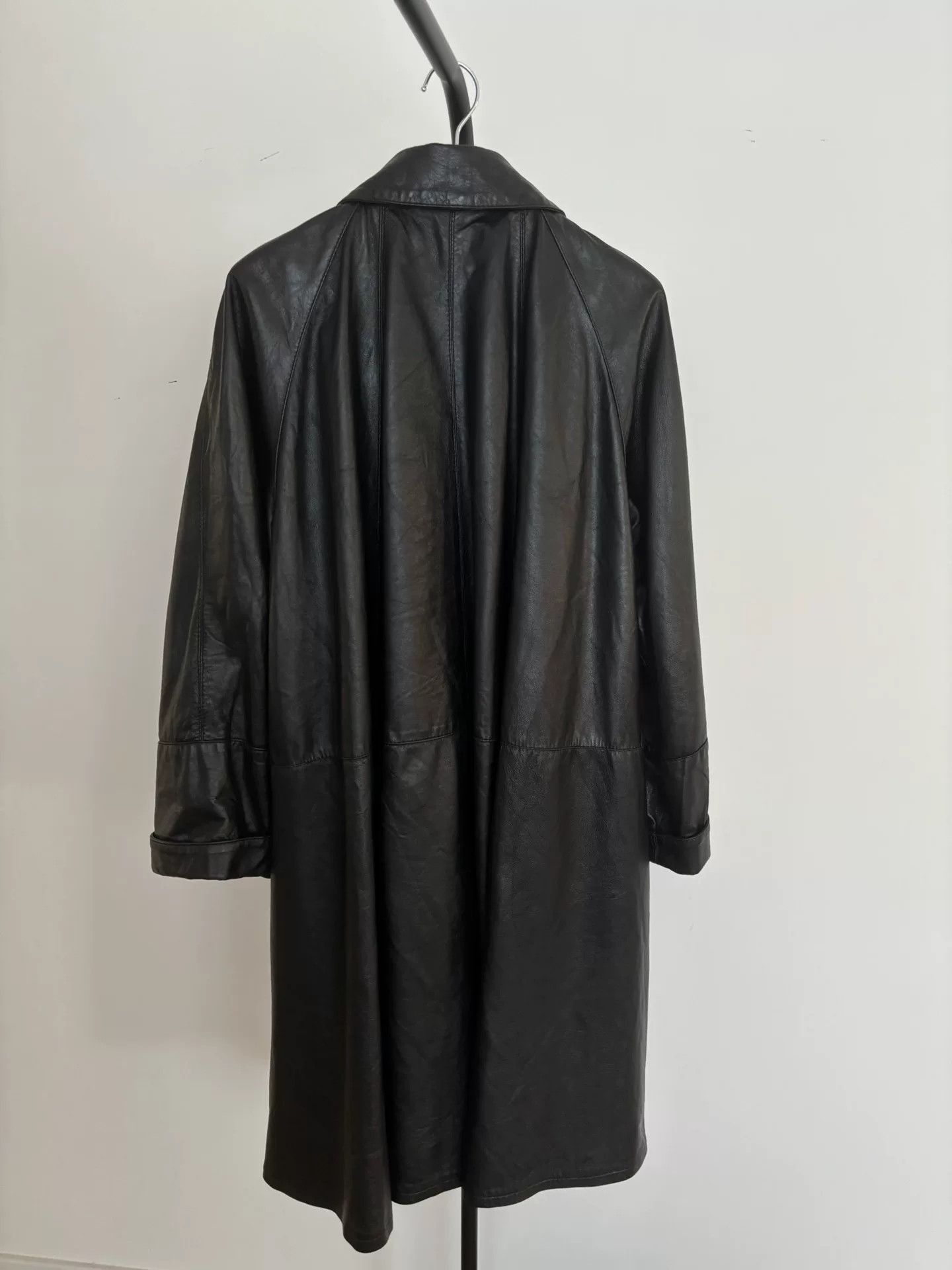 Vera Pelle Italian Vera Pelle Long Leather Coat Size US M / EU 48-50 / 2 - 5 Thumbnail