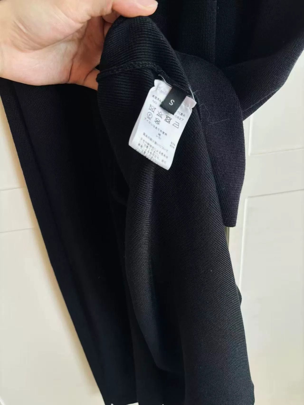Roberto Collina Roberto Collina Black Knit Dress Size M / US 6-8 / IT 42-44 - 6 Thumbnail