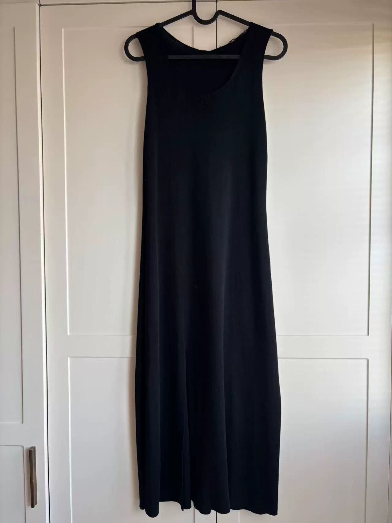 Roberto Collina Roberto Collina Black Knit Dress Size M / US 6-8 / IT 42-44 - 3 Thumbnail