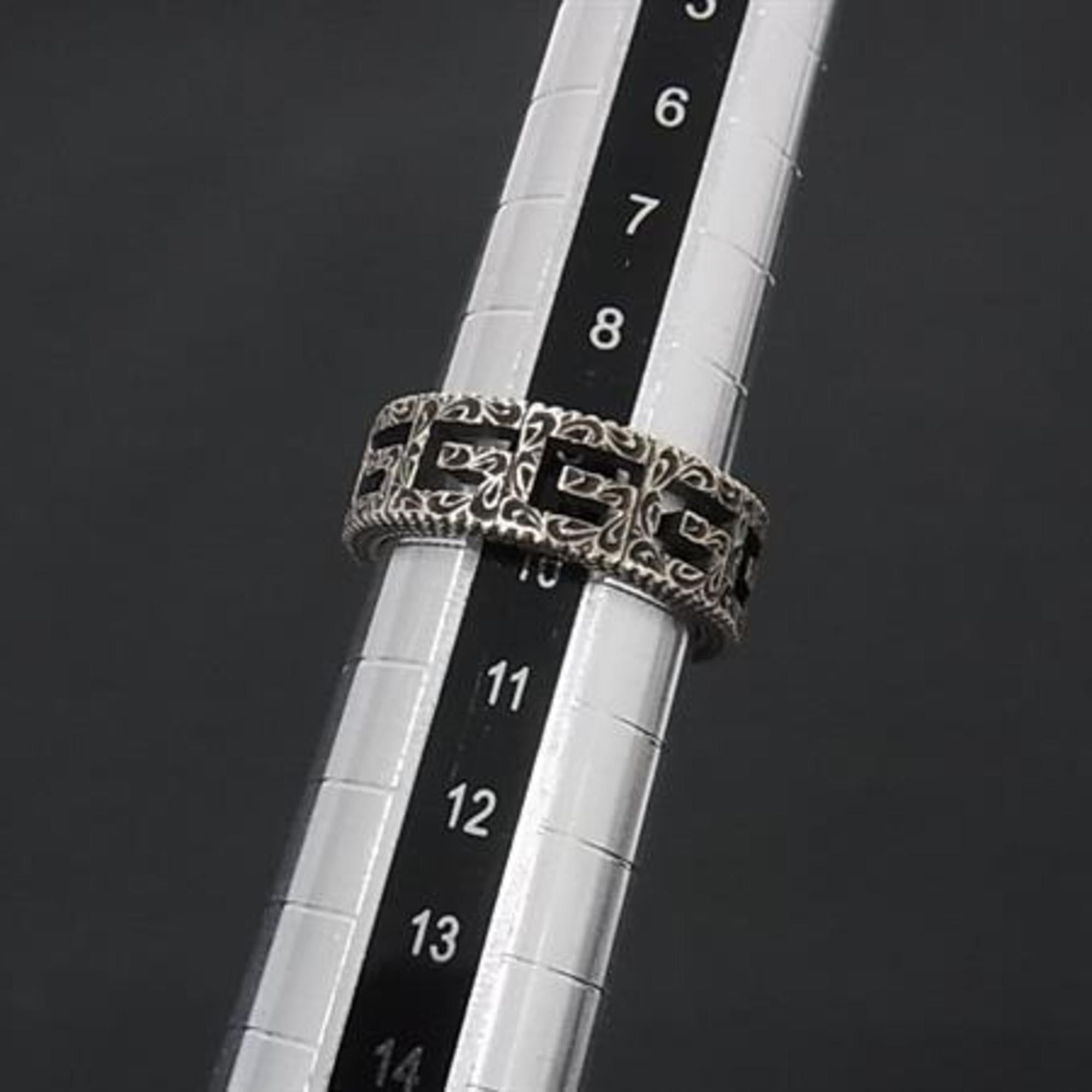Gucci GUCCI Arabesque Square G Ring in Silver SV925 for Women Size ONE SIZE - 4 Thumbnail