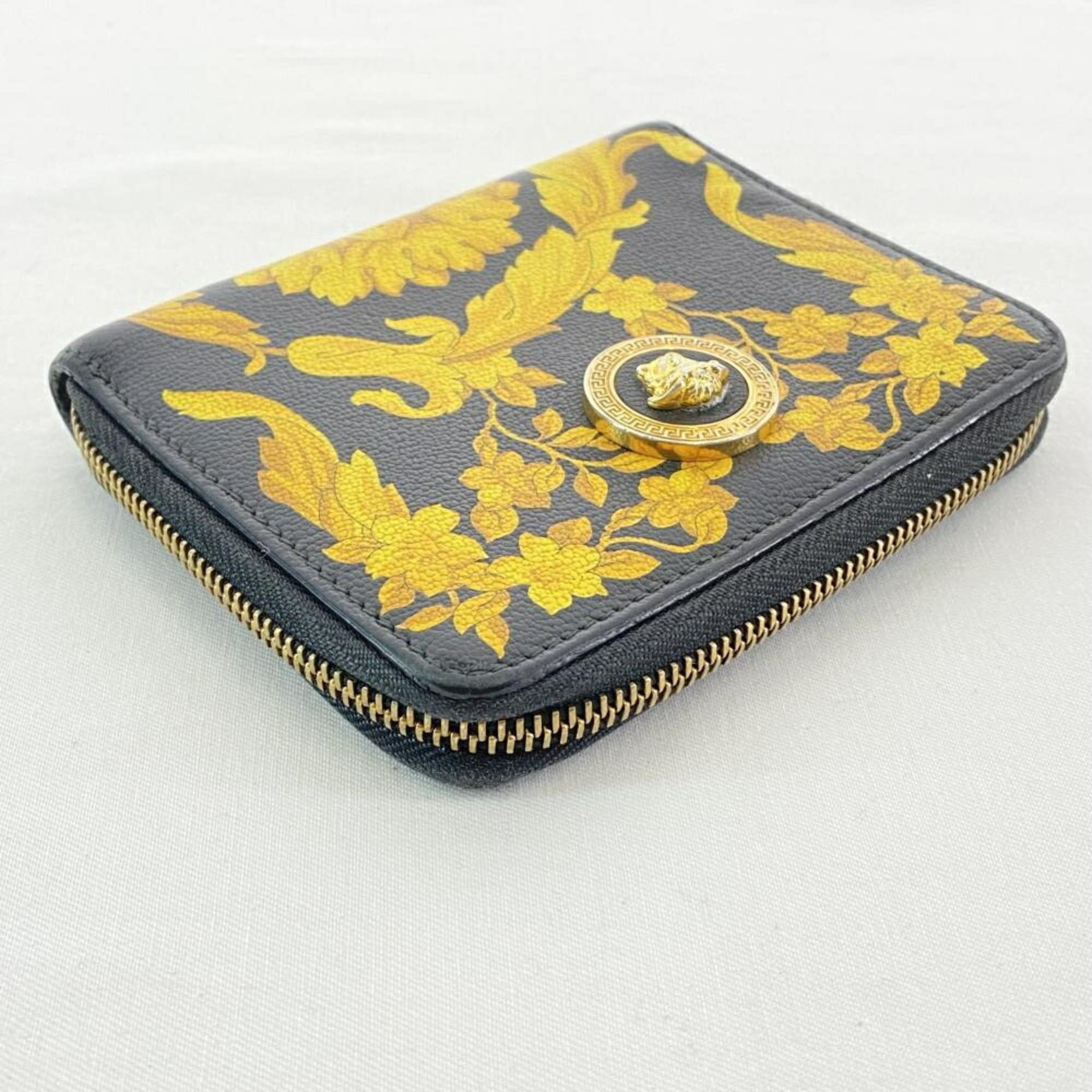 Versace VERSACE Barocco Wallet Black Versace Size ONE SIZE - 4 Thumbnail