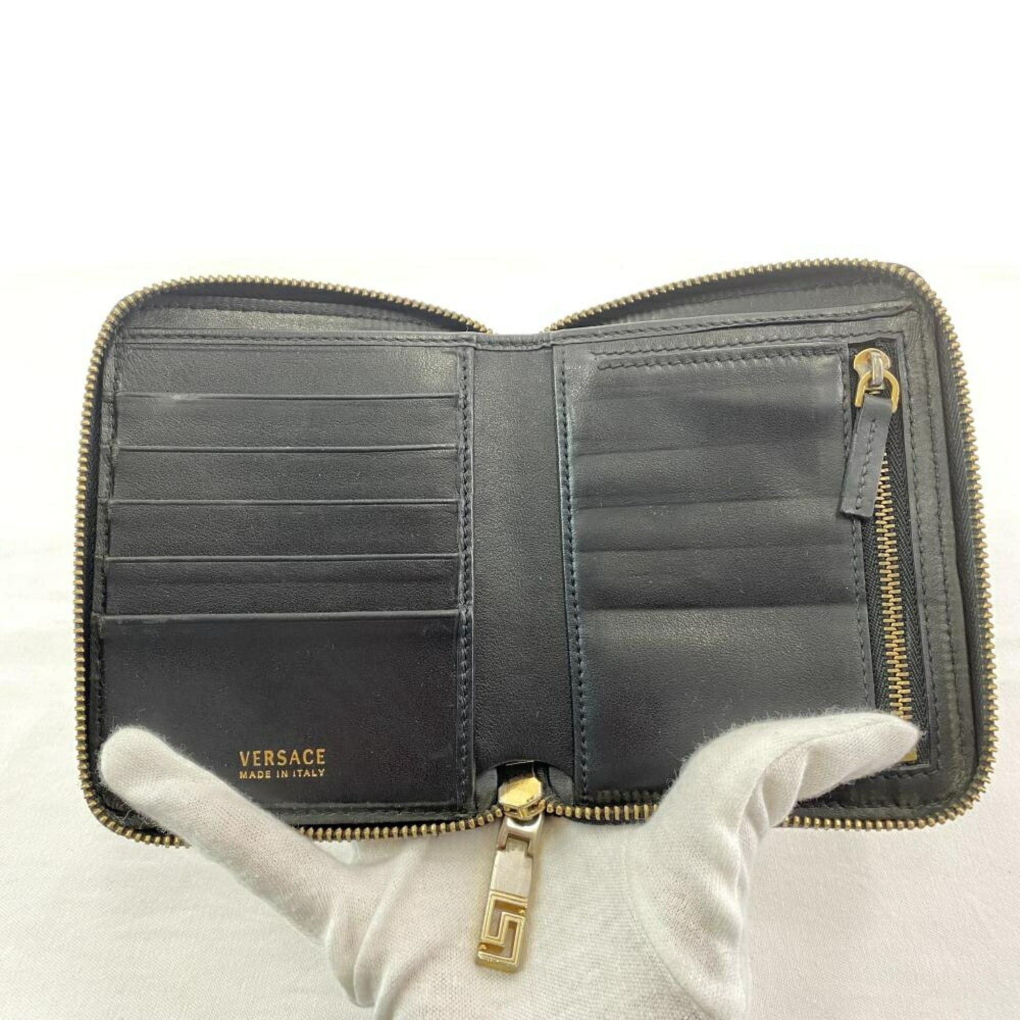 Versace VERSACE Barocco Wallet Black Versace Size ONE SIZE - 5 Thumbnail