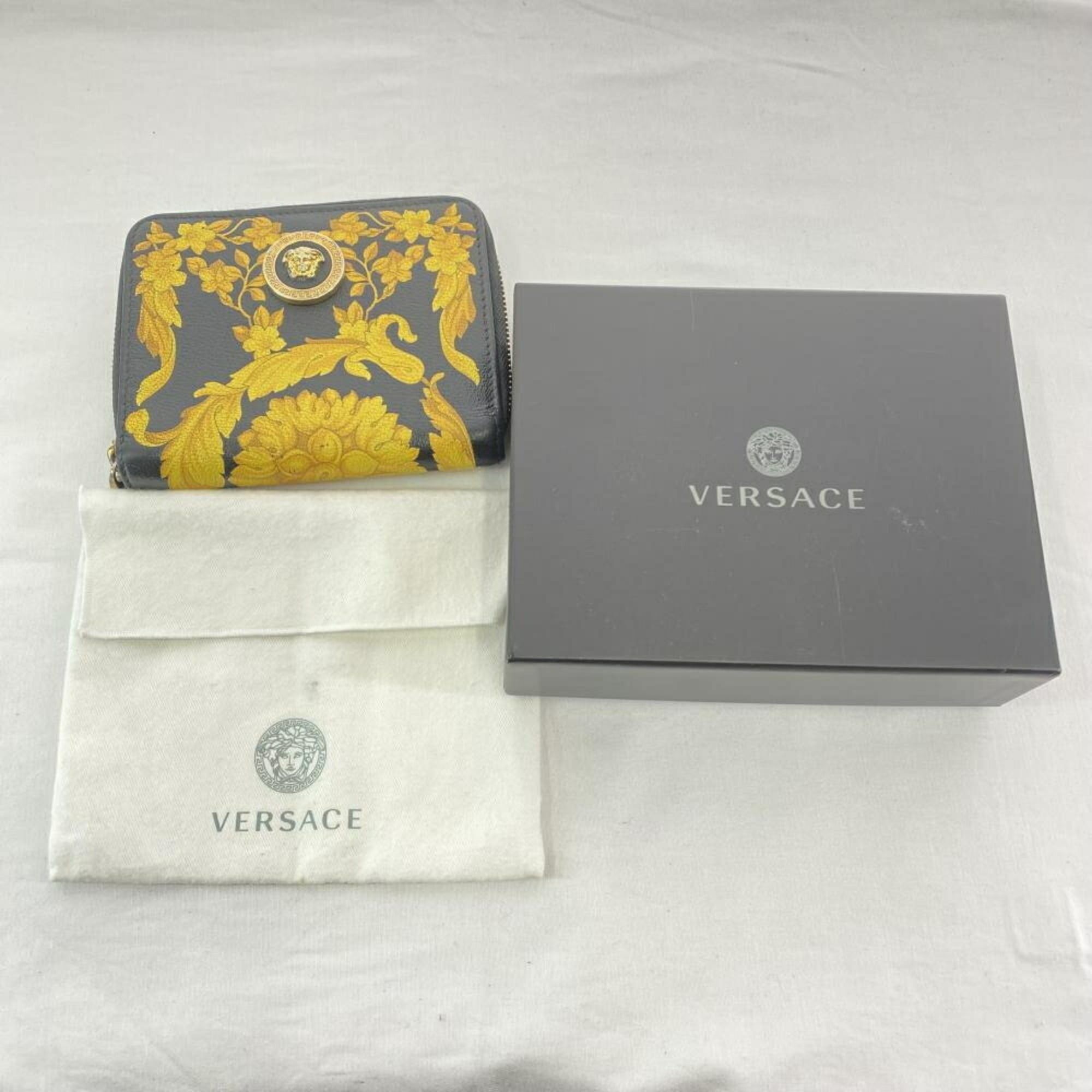 Versace VERSACE Barocco Wallet Black Versace Size ONE SIZE - 10 Thumbnail