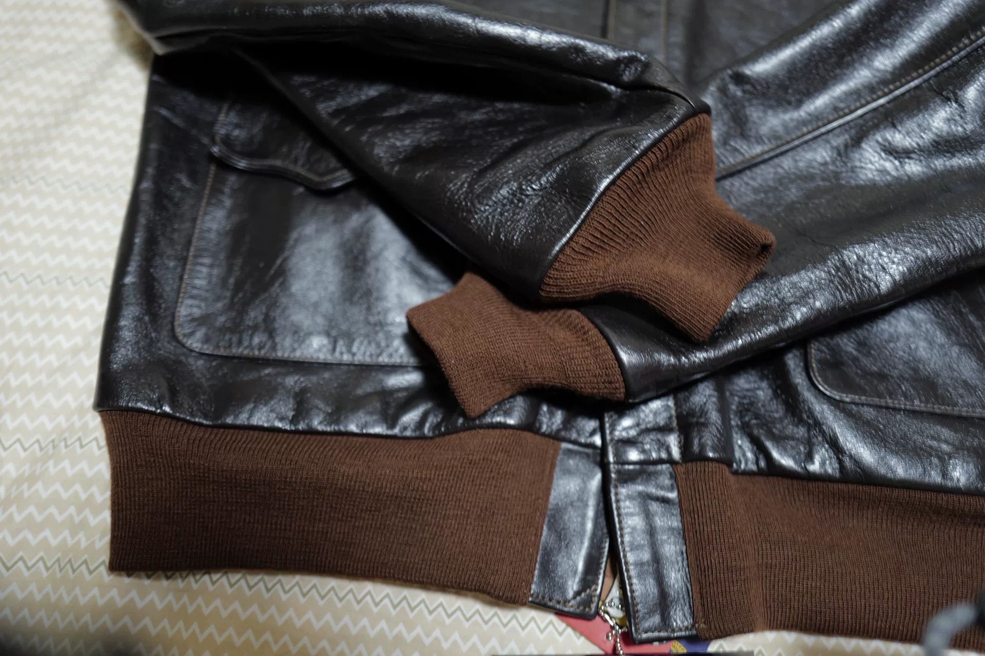 TOYS McCOY Toys McCoy A2 Leather Jacket Size US XS / EU 42 / 0 - 7 Thumbnail