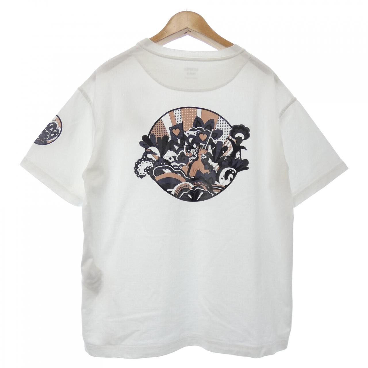 Hermes Hermes Hermes Cartouche T-shirt Textile T-Shirts DUTY FREE for USA Size ONE SIZE - 2 Thumbnail