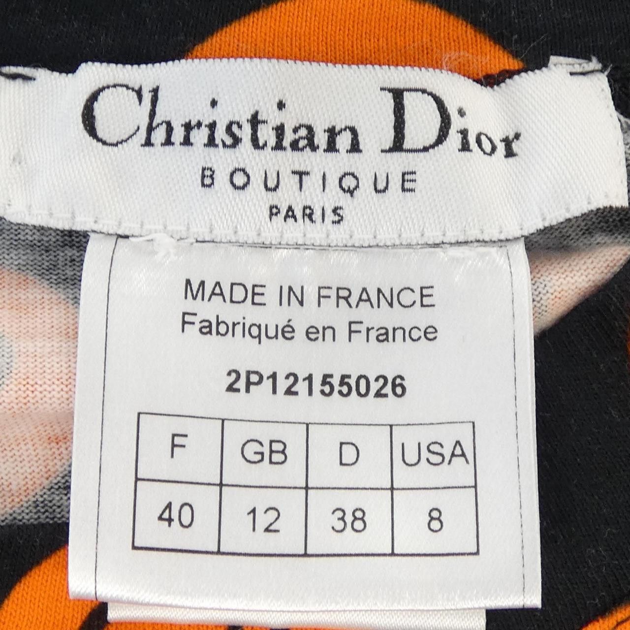 Dior Dior Christian Dior T-shirt Textile T-Shirts 2P12155026 DUTY FREE for USA Size ONE SIZE - 4 Thumbnail