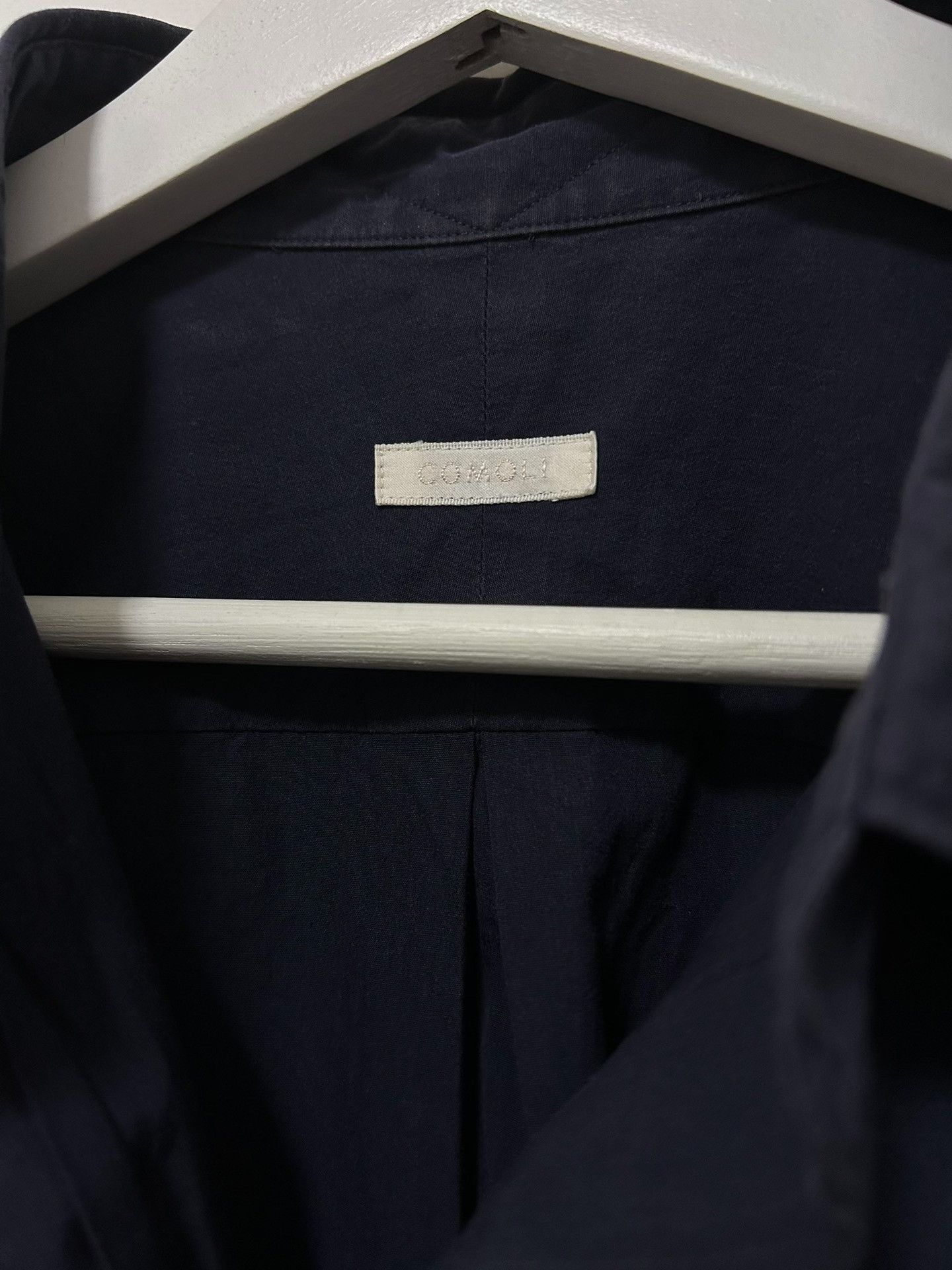 Comoli Comoli Washed Blue-Purple Short-Sleeve Shirt Size US L / EU 52-54 / 3 - 4 Thumbnail