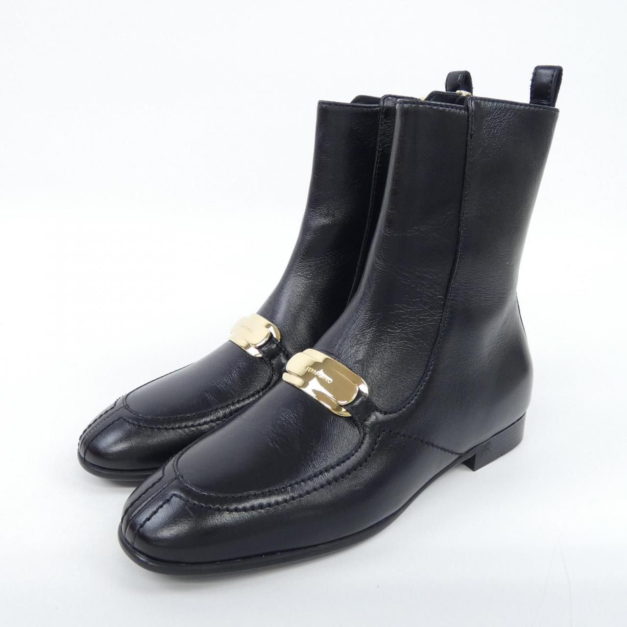 Salvatore Ferragamo Salvatore Ferragamo Salvatore Ferragamo ELMIRA Boots Leather Shoes ELMIRA DUTY FREE for USA Size ONE SIZE - 3 Thumbnail