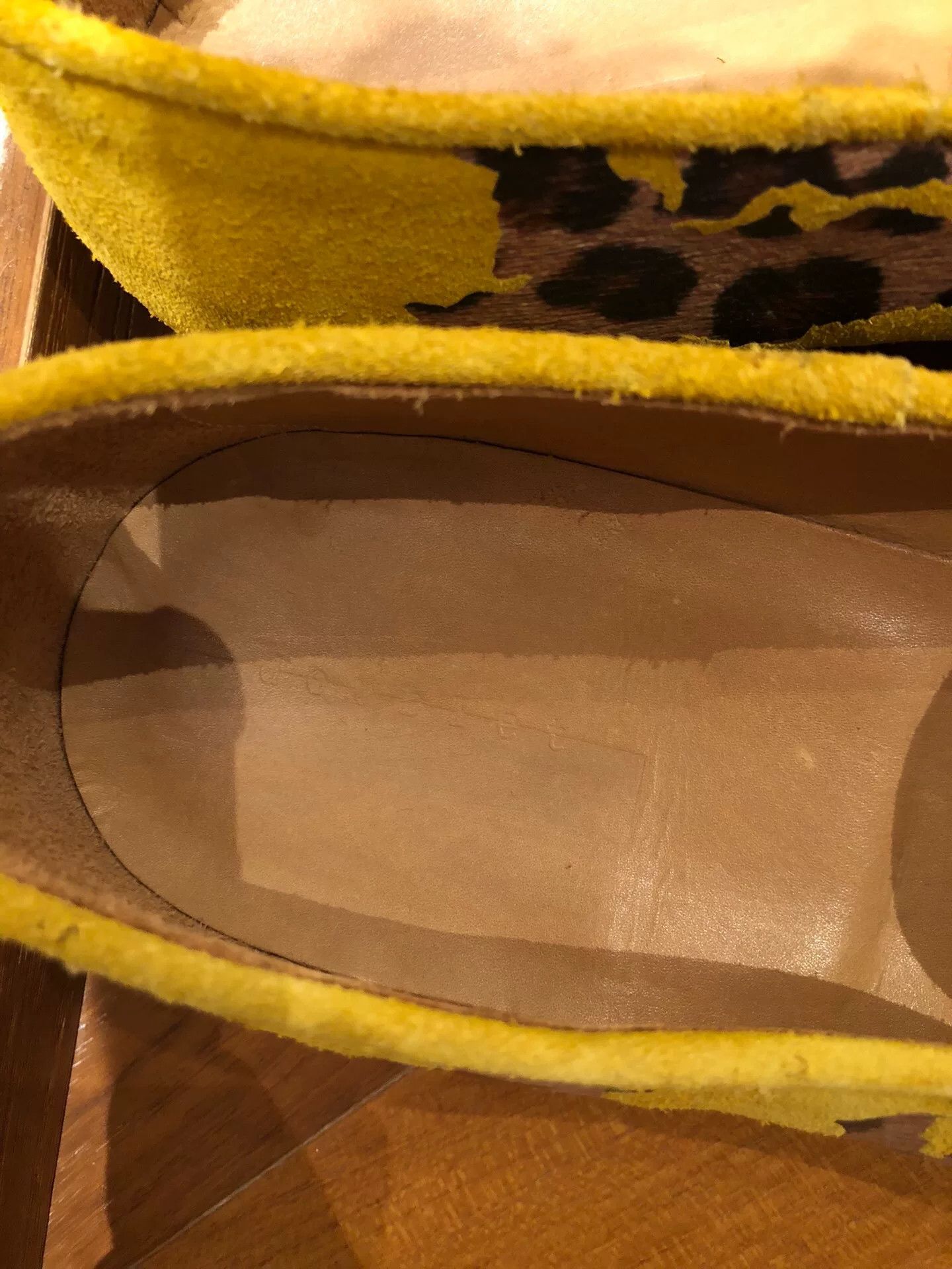 Doublet Doublet Yellow Leopard Smoking Loafers Size US 9 / EU 42 - 4 Thumbnail