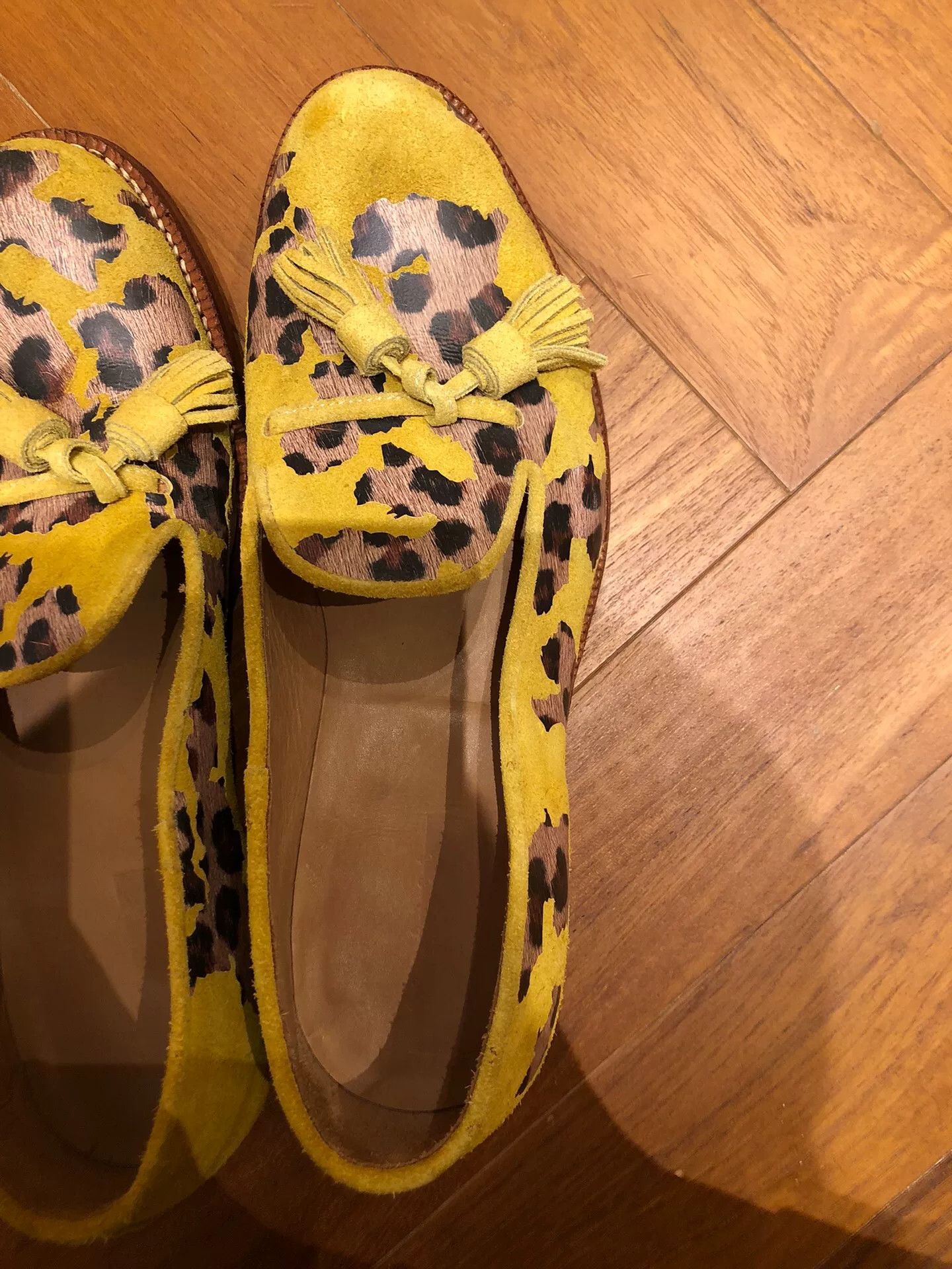 Doublet Doublet Yellow Leopard Smoking Loafers Size US 9 / EU 42 - 6 Thumbnail