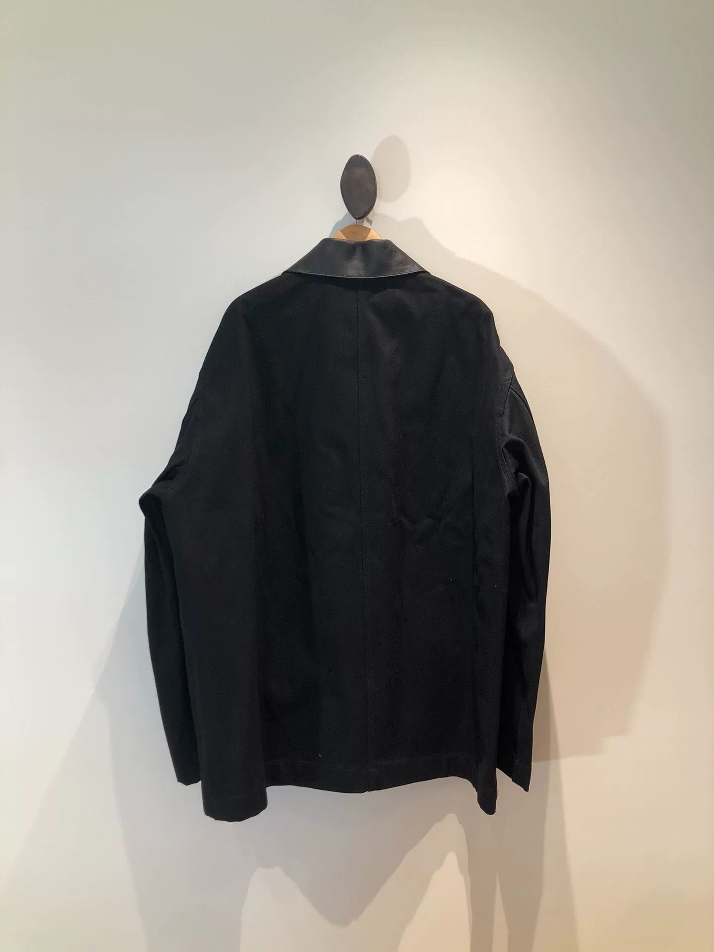 Jil Sander Jil Sander Leather Collar Jacket Size US L / EU 52-54 / 3 - 2 Thumbnail