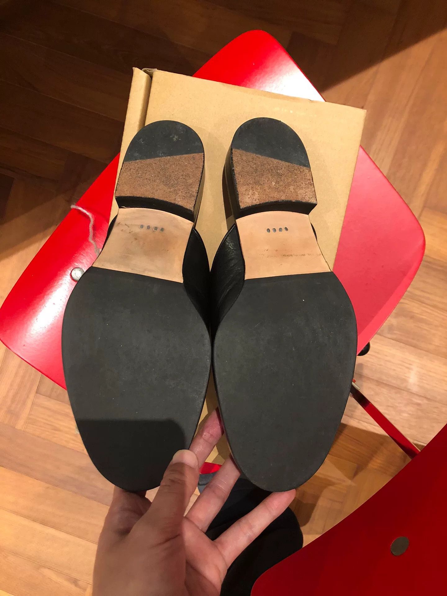 Hender Scheme Hender Scheme Black Leather Mules Size US 9 / EU 42 - 5 Thumbnail