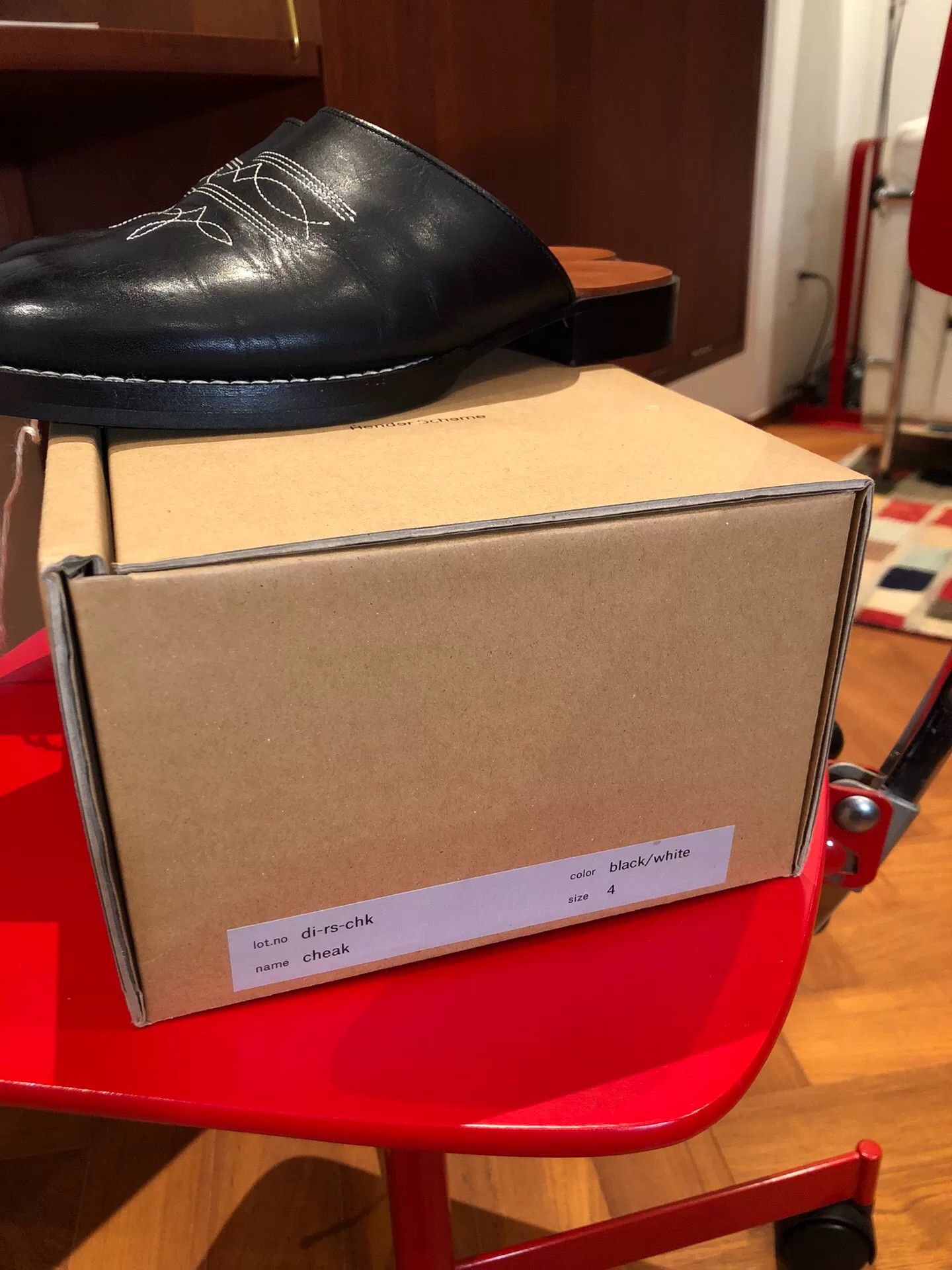 Hender Scheme Hender Scheme Black Leather Mules Size US 9 / EU 42 - 6 Thumbnail
