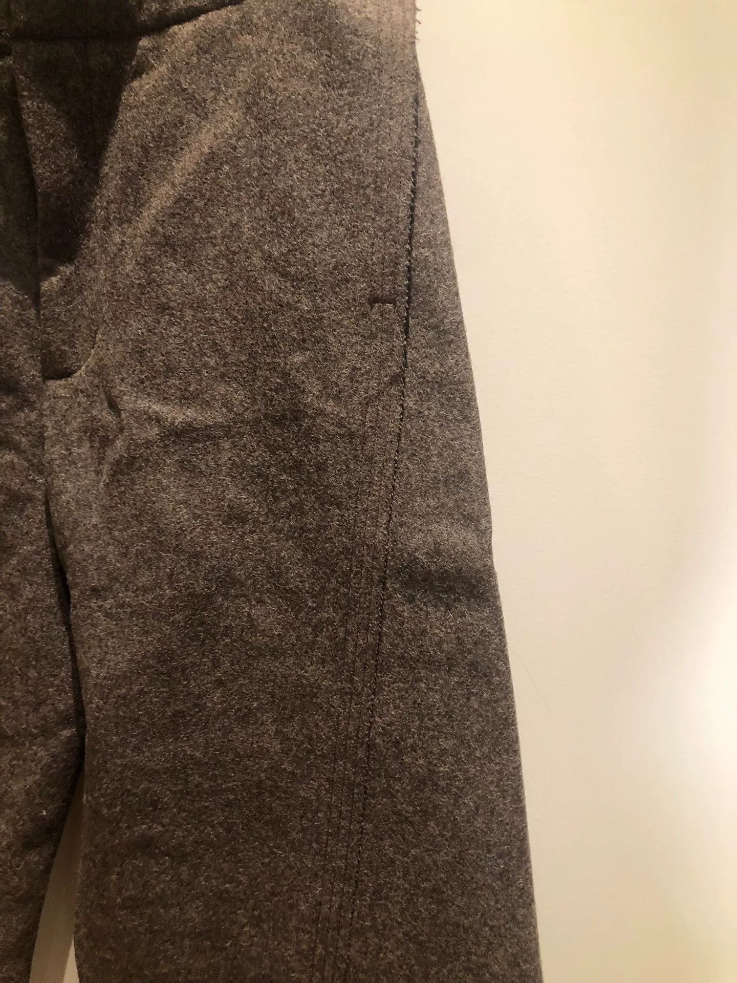Omar Afridi OMAR AFRIDI Brown Flared Wool Trousers Size US 30 / EU 46 - 5 Thumbnail